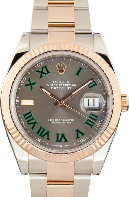 Used Wimbledon Dial Rolex Datejust 41 ref 126331