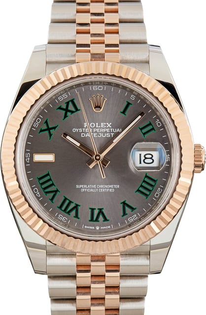 Rolex Datejust 41 126331 Slate Wimbledon Dial