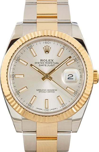 Rolex Datejust 41 126333 Silver Chromalight Dial