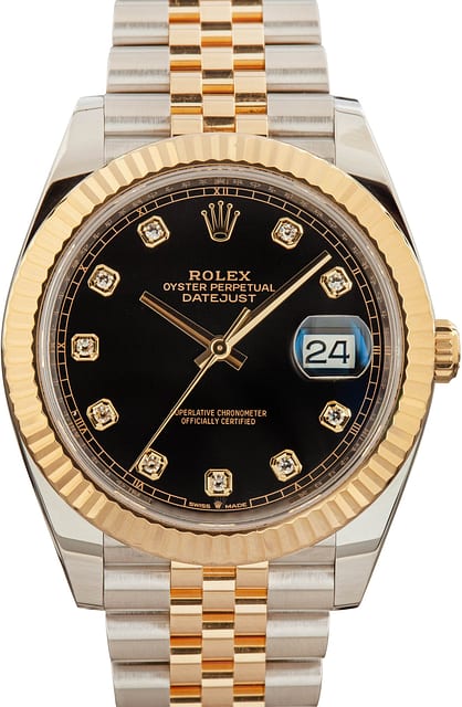 Rolex Datejust 41 ref 126333 Diamond Dial