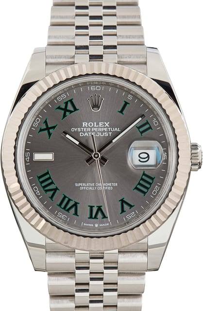 Used Rolex Datejust 41 Wimbledon 126334