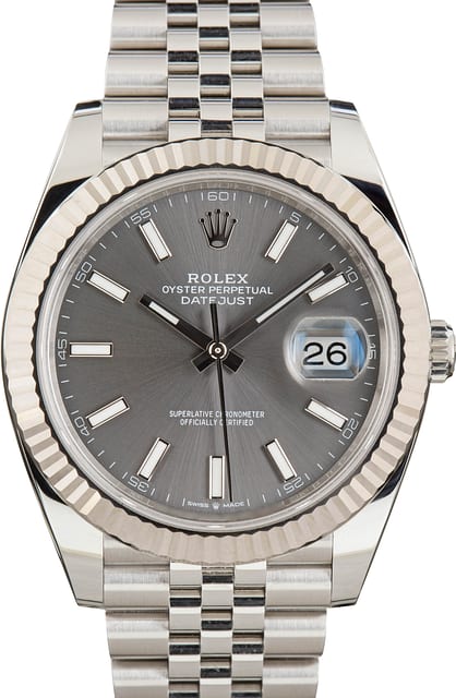 Rolex Datejust 41 Slate Dial 126334 Jubilee Bracelet