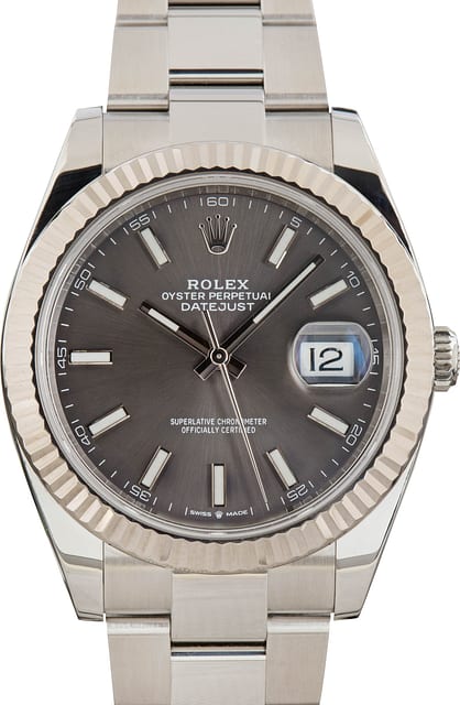 Used Rolex Datejust 41 Ref 126334 Slate Dial