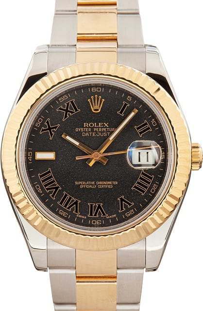 Rolex Datejust II Ref 116333 Roman Dial