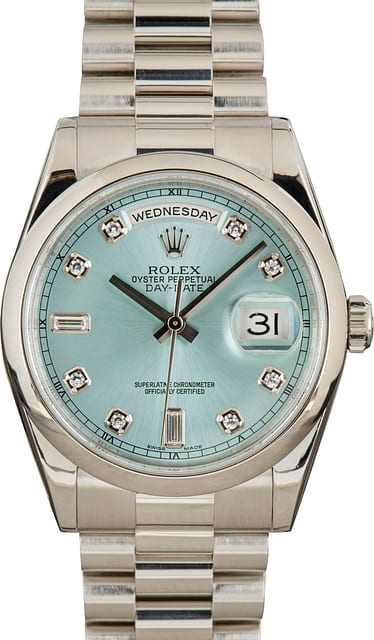 Rolex Day-Date 118206 Platinum