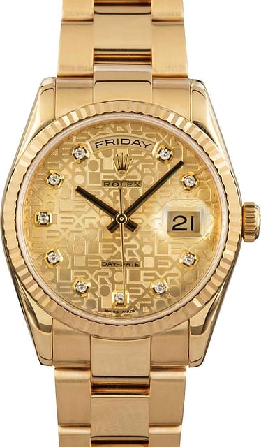 Rolex Day-Date 118238 18k Yellow Gold