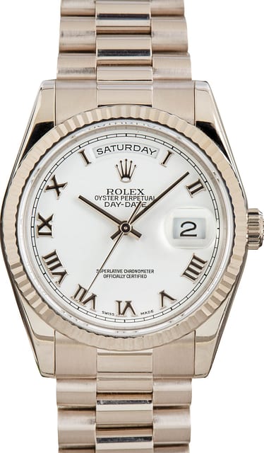 Rolex Day-Date 118239 18k White Gold