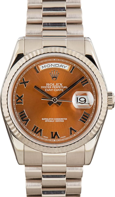 Rolex Day Date 118239 Havana Brown Dial