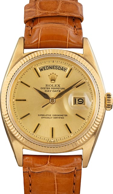 Used Rolex Day-Date Ref 1803 Leather Strap