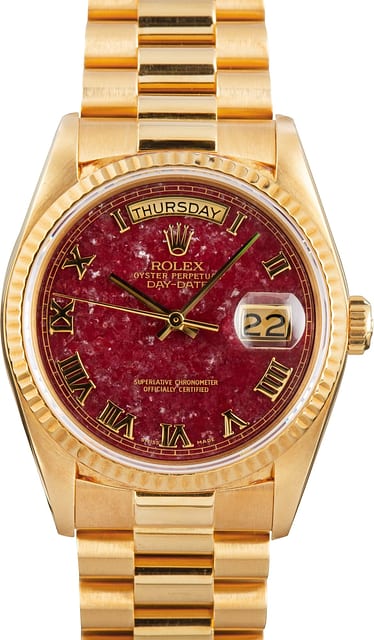 Rolex Day-Date 36 Ref 18038 Gosularite Dial