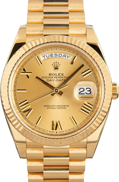 Rolex Day-Date 40 Ref 228238 Yellow Gold
