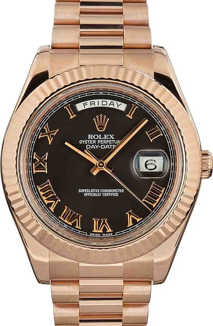 Rolex Day-Date II Ref 218235 18k Everose Gold