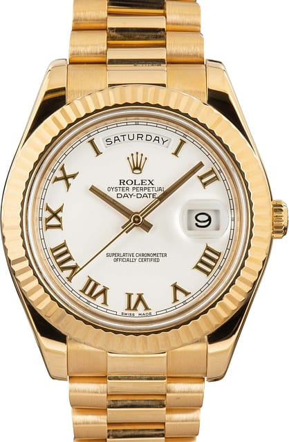 Rolex Day-Date II President 218238 Yellow Gold