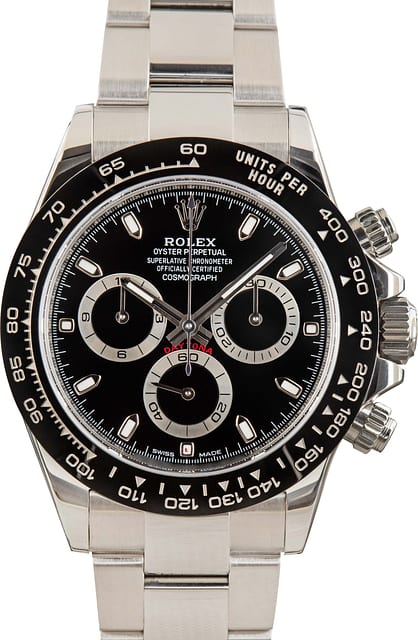 Pre-Owned Rolex Daytona ref 116500 Black Dial
