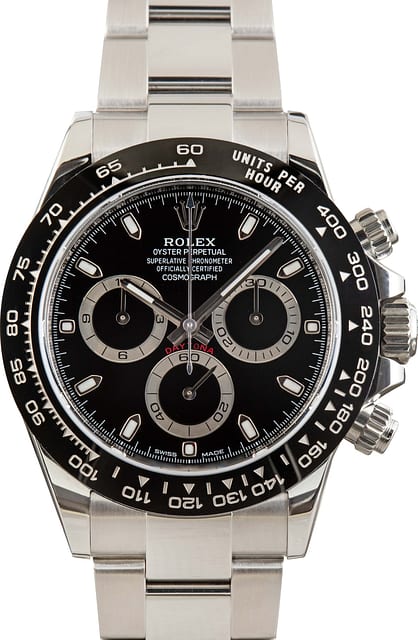 Used Rolex Daytona Ref 116500 Black Dial