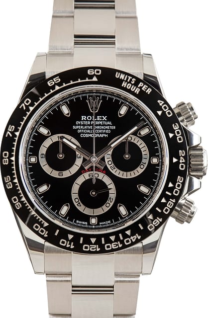 Pre-Owned Rolex Daytona Cosmograph Ref 116500 Black Dial