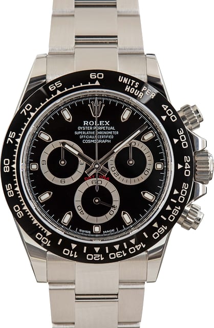 Pre-Owned Rolex Daytona 116500 Black Chronograph Dial