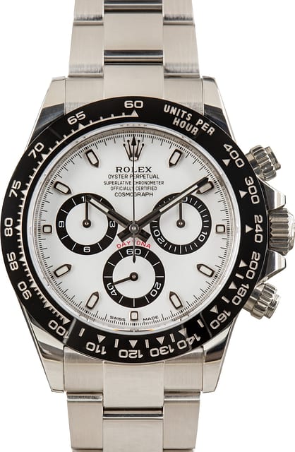 Pre-Owned Rolex Daytona 116500 White Chronograph Dial