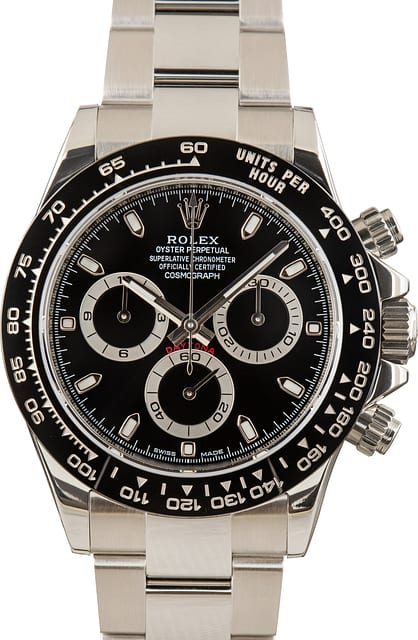 Used Rolex Daytona Cosmograph 116500 Black Chronograph Dial