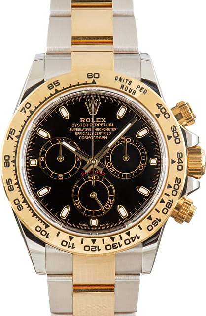 Pre-owned Rolex Daytona Ref 116503 Black Chromalight Dial