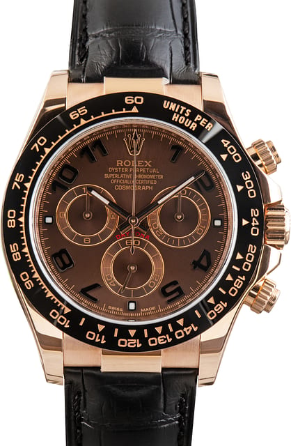 Pre-Owned Rolex Daytona 116515 Chocolate Arabic Dial