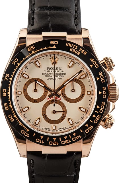 Pre-Owned Rolex Daytona Ref 116515LN 18k Everose Gold