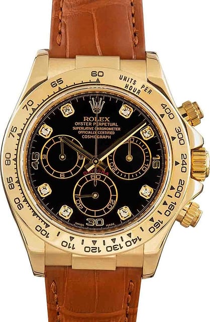 Pre-Owned Rolex Daytona 116518 18k Yellow Gold