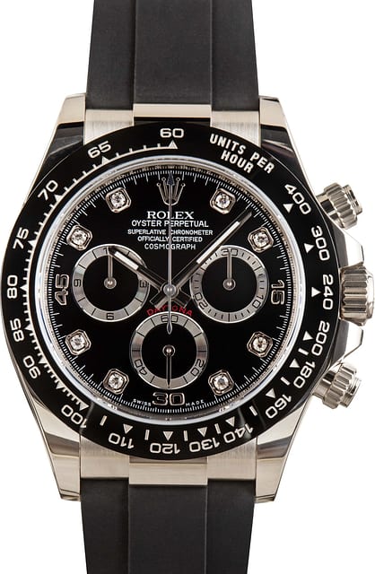 Used Rolex Daytona Ref 116519 Diamond Dial