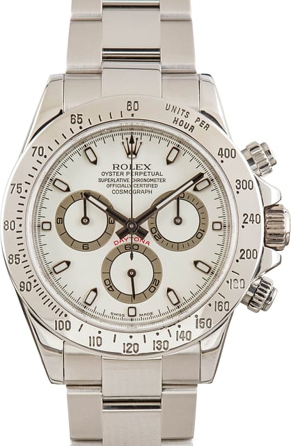 Rolex Daytona 116520 White