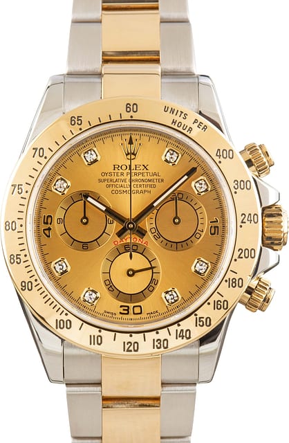 Rolex Daytona 116523 Champagne Diamond Dial