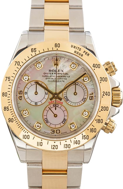 Rolex Daytona 116523 Diamond Mother of Pearl