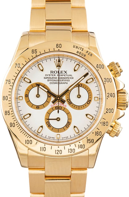 Rolex Daytona 116528 Yellow Gold