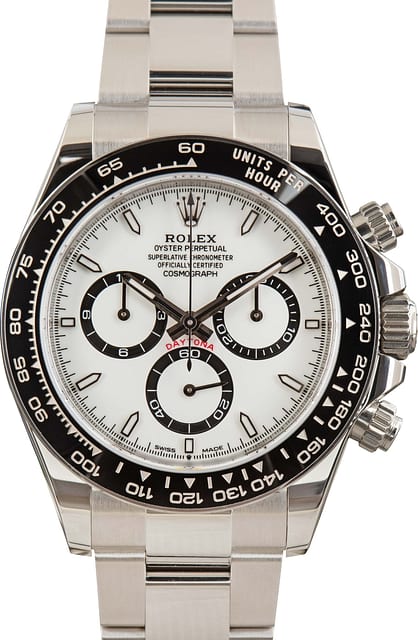 Rolex Cosmograph Daytona Ref 126500 White Dial