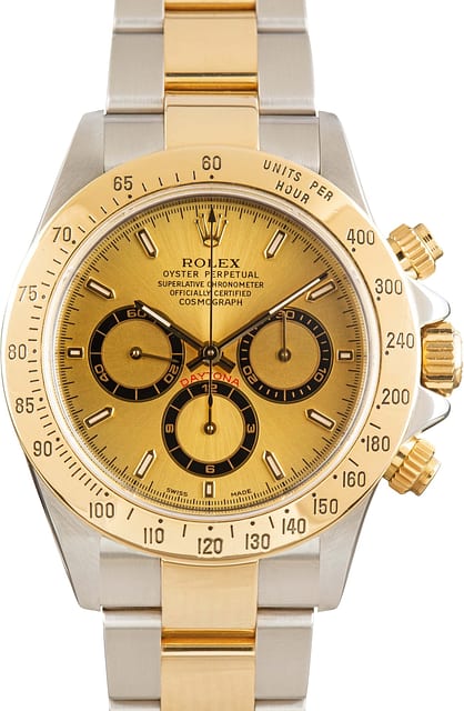 Used Rolex Daytona Ref 16523 Champagne Dial
