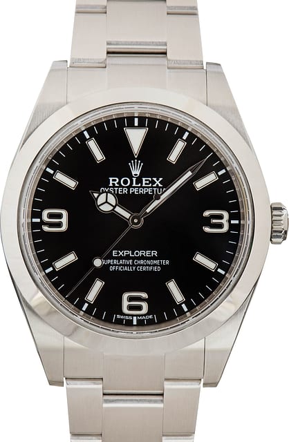 Rolex Explorer 214270 Stainless Steel Oyster Band