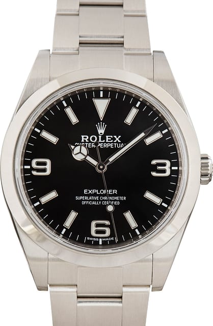 Used Rolex Explorer Ref 214270 Steel