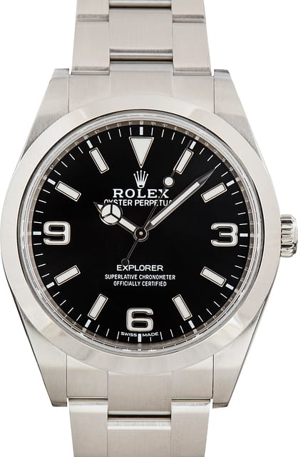 Used Rolex Explorer Ref 214270 Black