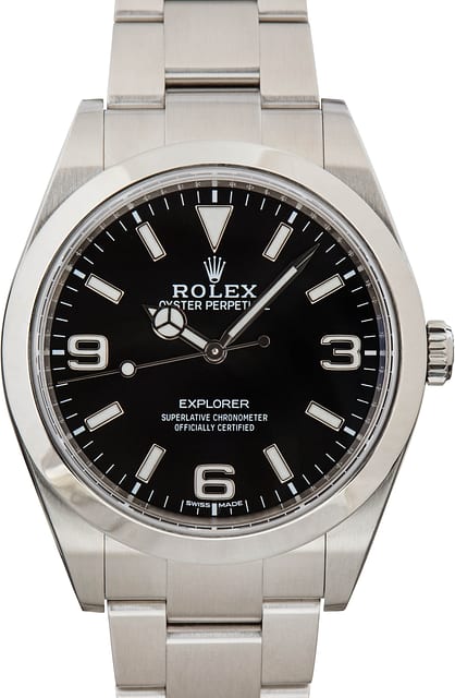 Rolex Explorer Stainless Steel 214270 Black Dial