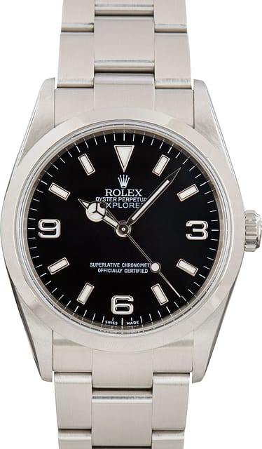 Used Rolex Explorer Ref 114270 Stainless Steel