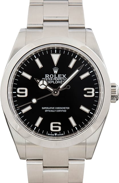 182056 Rolex Explorer 40 Ref 224270 Black Dial