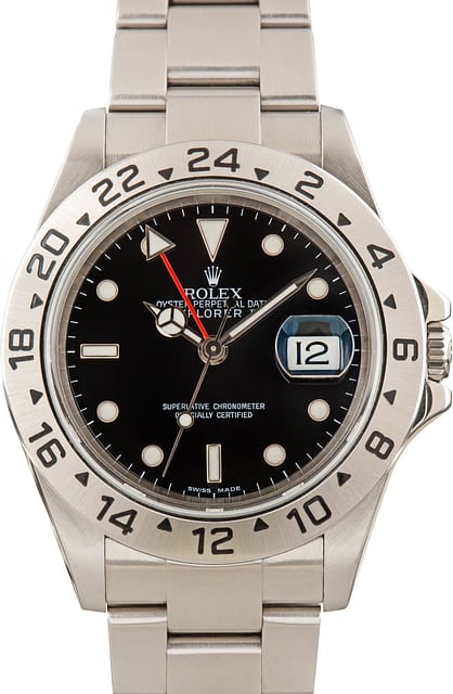 Used Men's Rolex Explorer II Ref 16570 Black