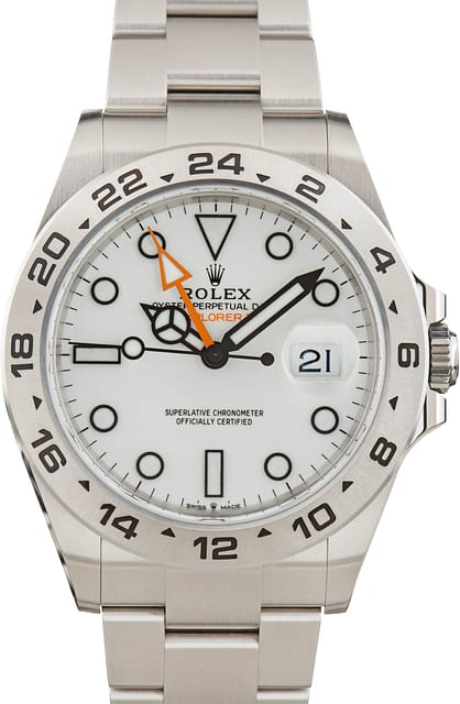 Rolex Explorer II Ref 226570 White Polar Dial