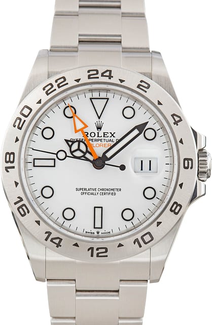 Men's Rolex Explorer II White Dial 226570 Steel Oyster