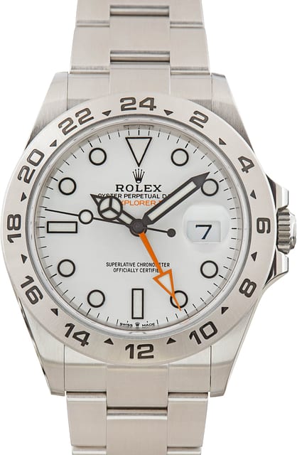 Men's Rolex Explorer II 226570 White Polar Dial