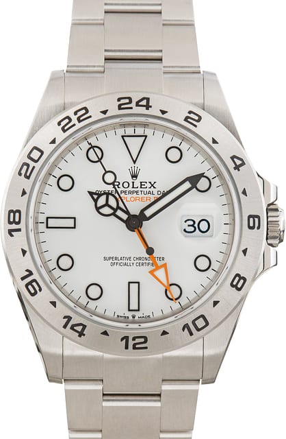 Pre-Owned Polar Dial Rolex Explorer II Ref 226570