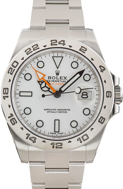 Rolex Explorer II 216570 White Polar Dial