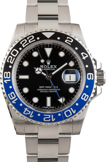 Rolex GMT-Master II Ref 116710BLNR Batman