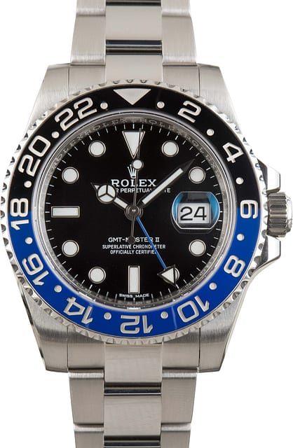 Used Rolex GMT-Master II 116710BLNR Batman
