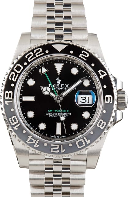 Pre-owned Rolex GMT-Master II Bruce Wayne ref 126710GRNR