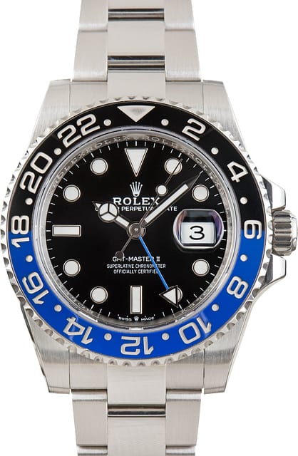 Rolex GMT-Master II Batman 126710 Stainless Steel